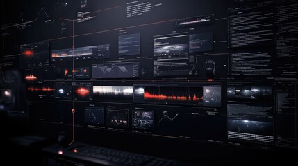 Poster - A visually engaging timeline highlighting the evolution of video editing software tools, perfect for showcasing post-production advancements.