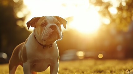 Sticker - Bulldog Sunset.