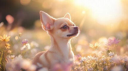 Canvas Print - Chihuahua Sunset.