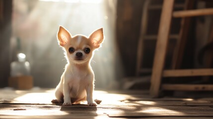 Wall Mural - Cute Chihuahua Puppy.