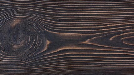 Poster - Dark hardwood texture with pronounced grain lines, creating a warm and classic wood background
