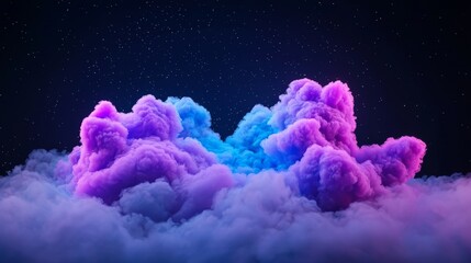Wall Mural - nebula clouds and stars in outer space. galaxy astronomy image showing the universe beyond the milky