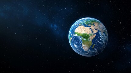 Wall Mural - the planet earth with a spectacular sunset, viewed from the us and canada.