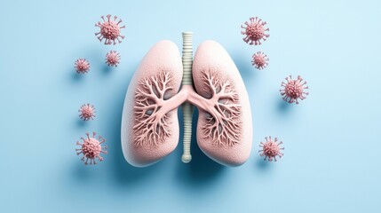 Poster - Explore how lungs function and combat viruses effectively