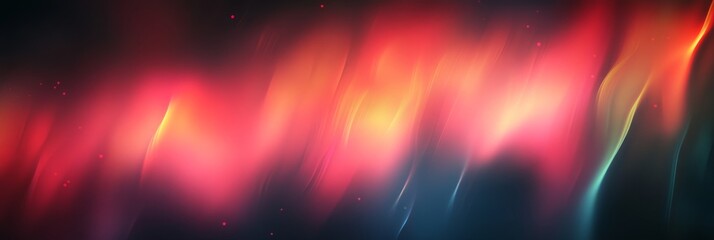 Poster - A vibrant and captivating abstract image showcasing flowing, colorful light patterns and dynamic waves of color
