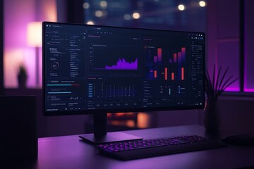 Poster - Explore an innovative and cuttingedge AI dashboard that features advanced business analytics, offering essential insights that facilitate strategic decisionmaking and drive operational enhancement
