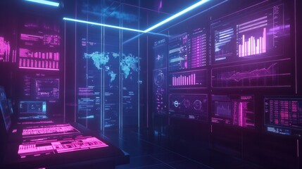 Poster - working data analytics and data management systems and metrics connected to corporate strategy datab
