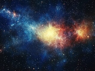 a stunning cosmic illustration of a supernova explosion, showcasing vibrant colors and celestial det