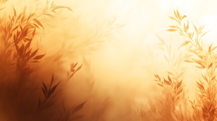 Poster - Soft Blurred Bokeh Background with Abstract Shapes