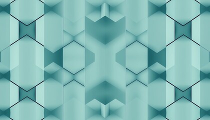 Poster -  subtle geometric pattern wallpaper wall, technology