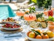 © bvbflo1 - A festive table by the pool with refreshing cocktails