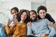 © Lumos sp - child family mother portrait father woman happy daughter son man girl female black american african  love together boy fun parent teen teenager