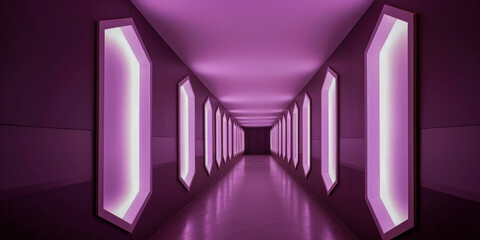 Fototapete - Interior of a modern building