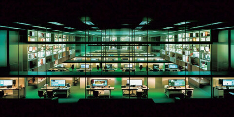 Poster - Interior of a modern building