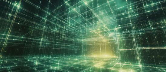 Poster - Abstract Digital Network