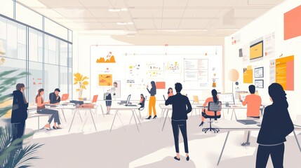 Poster - Office Brainstorming Session