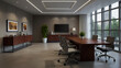 © Arief - realistic image of a modern business office room environment