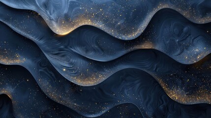 Wall Mural - A cosmic scene of a galaxy with a star twinkling in the background, set against a dark night sky.