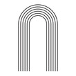 © Stockgiu - horseshoe linear Geometric Shape style design