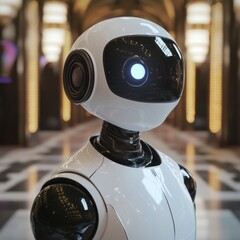 Poster - Robot with a Blue Eye