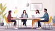 © vanzerim - Team Meeting Illustration