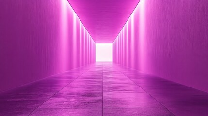 Poster - A sleek, minimalist purple poster template with generous blank space, perfect for promotions or creative endeavors against a white backdrop.