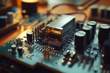 Poster - Closeup of a Circuit Board