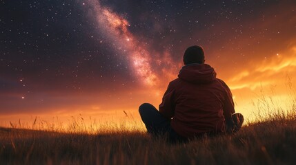 Milky way backgrounds outdoors nature.