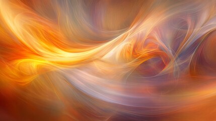 Poster - Colorful Smoke Swirls in Artistic Abstract Background