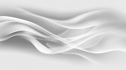 Poster - Soft White Smoke Curling and Dissipating in Background