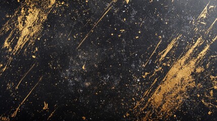 Wall Mural - abstract grunge background with scratches and dust on a black and white.