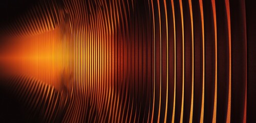 Aufkleber - Detailed line icon for soundproofing, illustrating a wall and sound wave symbols.
