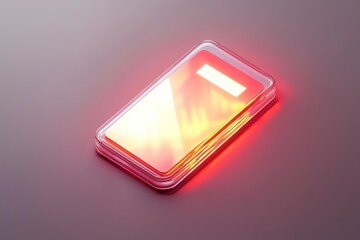 Aufkleber - Three-dimensional rendering of a SIM card, highlighting its use in mobile tech.