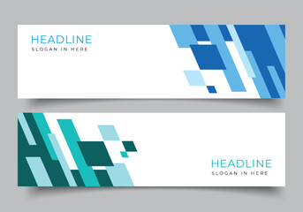 Poster - abstract modern geometric banner design.presentation or business design background