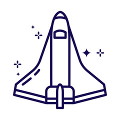 Wall Mural - spacecraft minimalist space exploration