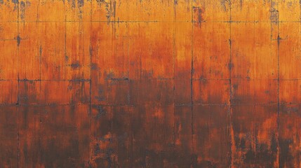 Poster - Abstract Orange and Brown Textured Surface Background