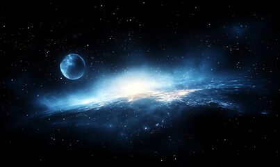 Wall Mural - planet in space-generative ai