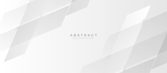 Poster - Minimalist Abstract Background with Overlapping Transparent Shapes