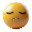 © Lasanga - Sad Emoji Face with Downcast Expression, 3D Icon for Messaging and Social Media