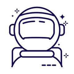 Wall Mural - astronaut minimalist space exploration
