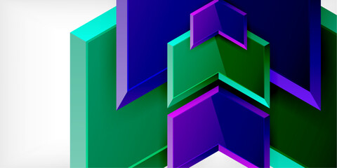 Poster - Technology dynamic arrow geometric background. Vector Illustration For Wallpaper, Banner, Background, Card, Book Illustration, landing page