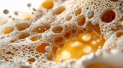 Poster - Magnified View of Bubbles in Organic Matter