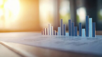Poster - Business Plan Visualization with Charts and Data Insights
