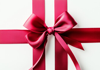 red ribbon bow