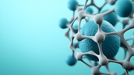 Poster - Captivating Molecular Structure Intricate Spherical Visualization of Scientific Modernism  This striking image showcases a smooth spherical molecular structure with detailed inner patterns
