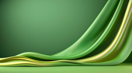Poster - Rich solid green backdrop, creating a seamless and calming background perfect for overlay text or images.