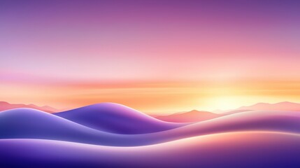 Poster - Warm, blended purple background, transitioning smoothly from dark to light shades with softly blurred edges, perfect for tranquil visuals.