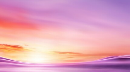 Poster - Soft purple tones with blurred edges, fading from deep, rich purple to a light, pastel shade for a warm, relaxing background.