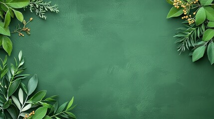 Poster - Matte dark green background with a textured look, offering a serene, natural feel; subtle enough for versatile designs and organic themes.