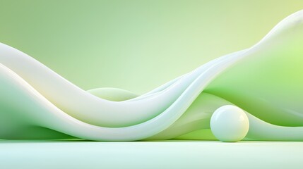 Poster - Soft green background with gentle, natural textures, ideal for adding warmth and depth to designs.